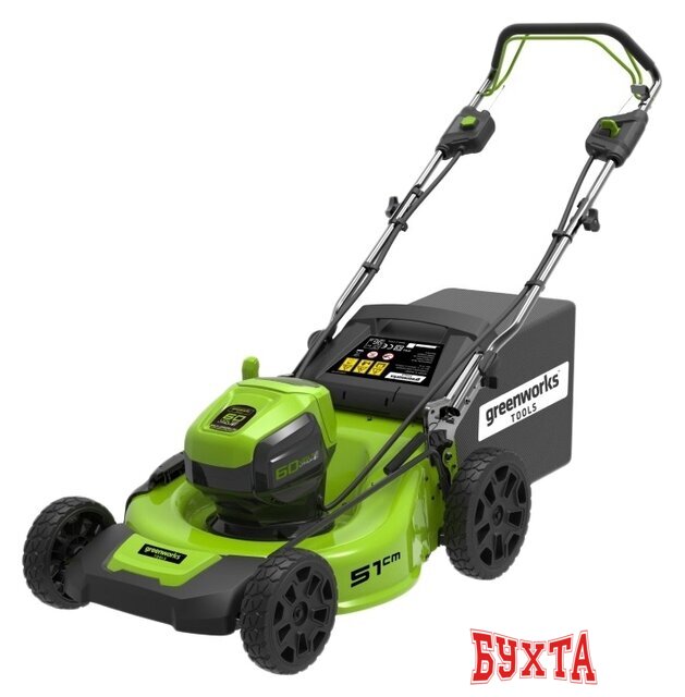 Газонокосилка Greenworks GD60LM51SP (без АКБ) 2