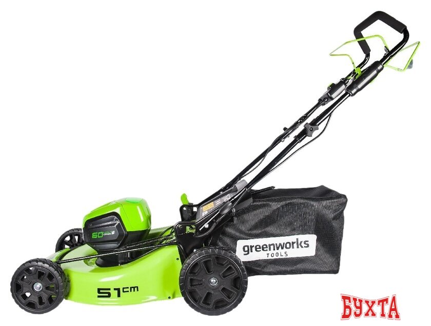 Газонокосилка Greenworks GD60LM51SP (без АКБ) 3