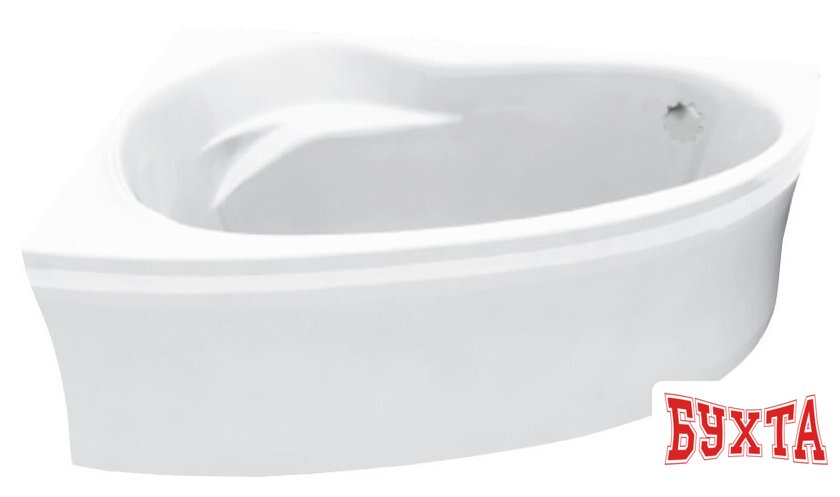 Ванна Bonito Home Emilia 150x95 L (с ножками) 2