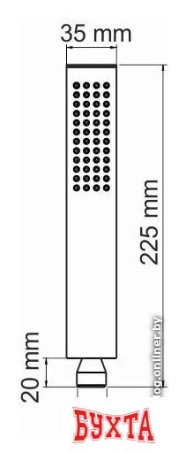Душевая лейка Wasserkraft A103 2