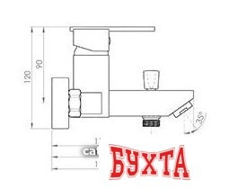 Смеситель Inan Kuvars M1201K 3