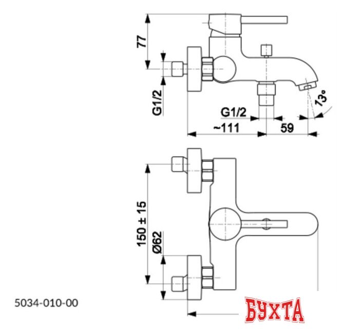 Смеситель Armatura Moza 5034-010-31 2
