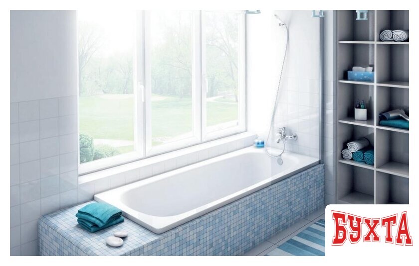 Ванна BLB Universal 150x70 (с ножками и шумоизоляцией) 3