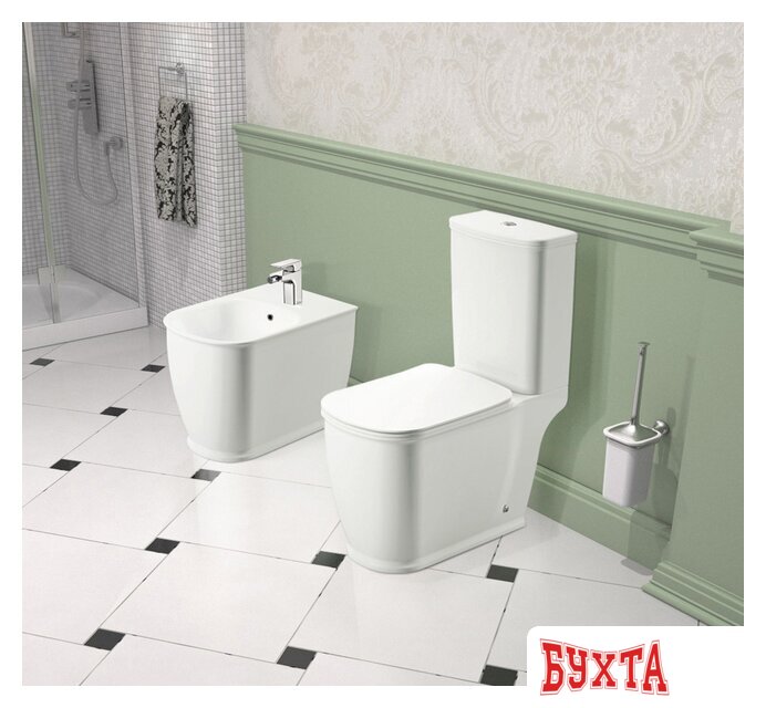 Унитаз напольный Lavinia Boho Bell Pro 3301001N (бачок, чаша, пневмокрышка) 3