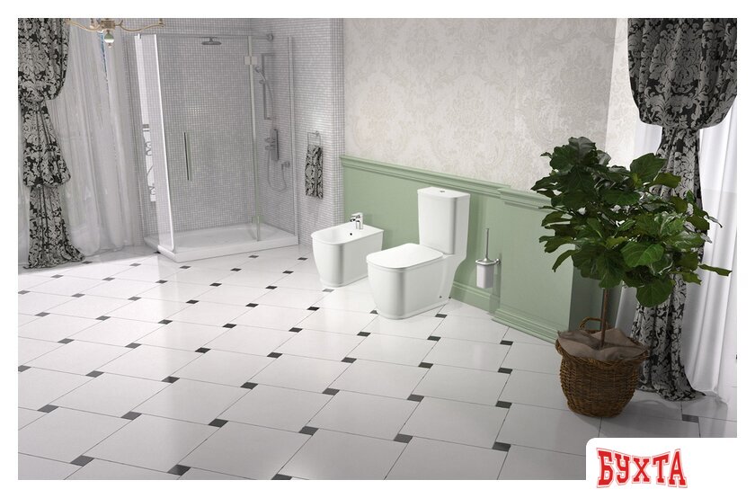 Унитаз напольный Lavinia Boho Bell Pro 3301001N (бачок, чаша, пневмокрышка) 4