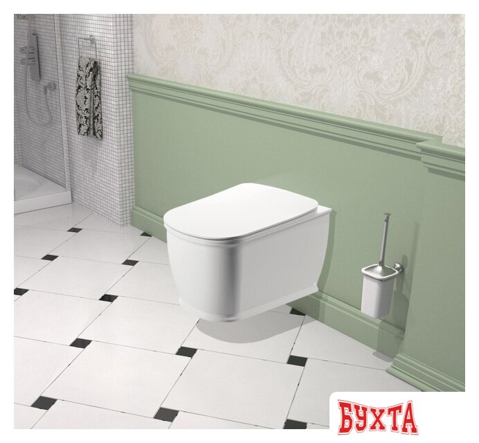 Унитаз подвесной Lavinia Boho Bell Pro Rimless 3301002R (чаша, пневмокрышка) 2