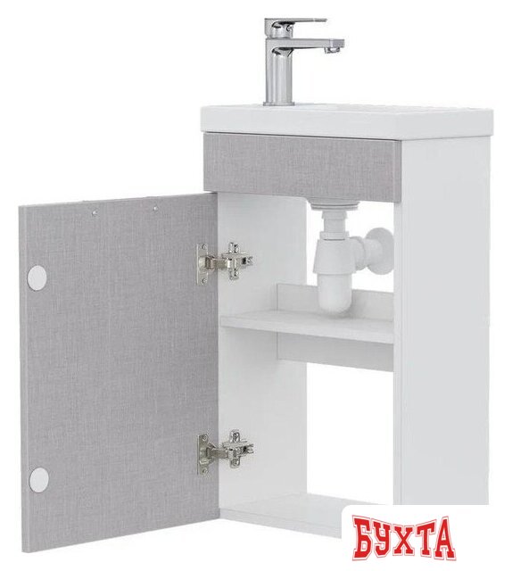 Мебель для ванных комнат Volna Тумба с умывальником Vario Sf.40.1D Миранда + Миранда 40 (подвесная) 3