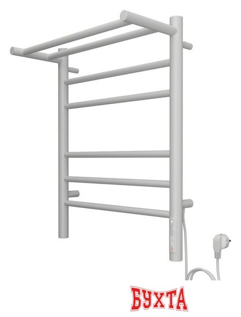 Полотенцесушитель TERMINUS Аврора П6 450x600 (с полкой, quick touch, КС 9003)