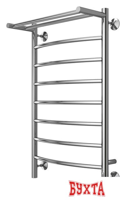 Полотенцесушитель TERMINUS Классик П8 500x850 с полкой нп электро (хром) 1