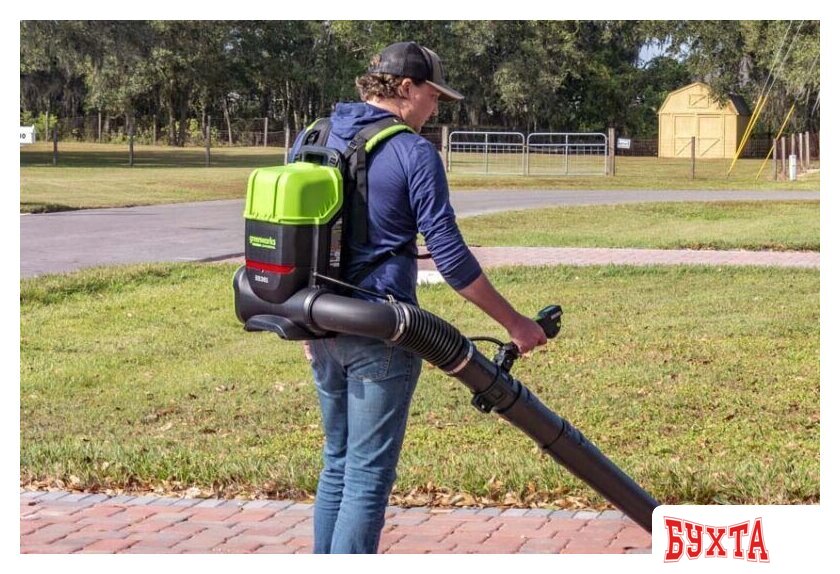 Ранцевая воздуходувка Greenworks GD82BP2 2408307 (без АКБ) 2
