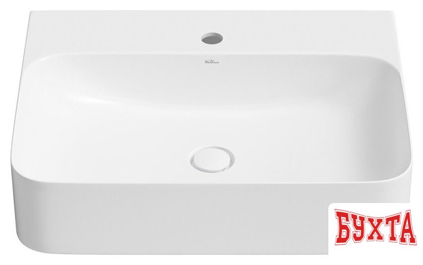 Умывальник Wellsee Clermont 302602000 с донным клапаном click-clack 1