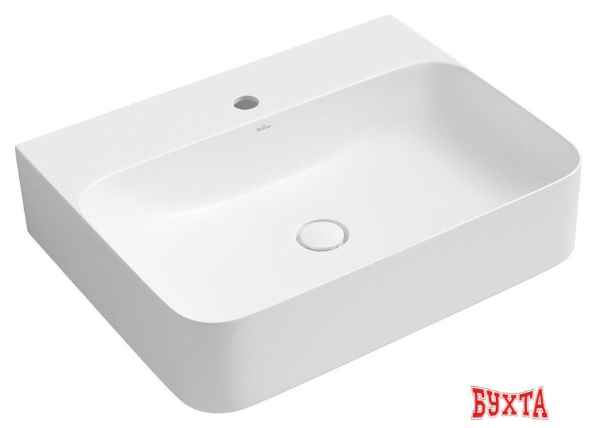 Умывальник Wellsee Clermont 302609000 с донным клапаном click-clack 2