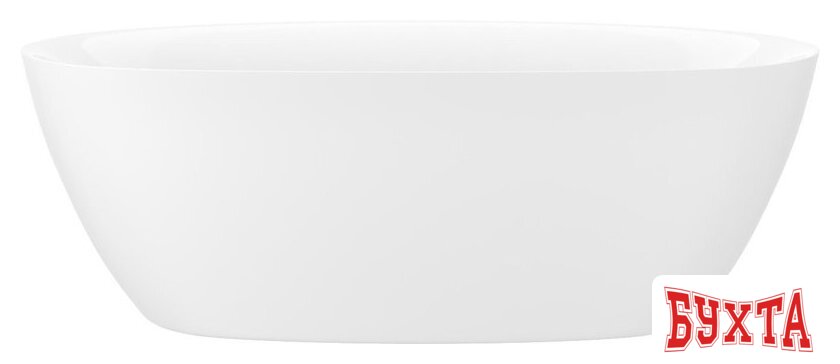 Ванна Wellsee Enjoy e Amedeo 175x83 23740103R (отдельностоящая ванна белый глянец, экран, ножки, сифон-автомат матовый черный) 3