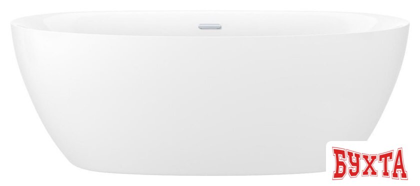 Ванна Wellsee Enjoy e Amedeo 175x83 23740101R (отдельностоящая ванна белый глянец, экран, ножки, сифон-автомат хром)