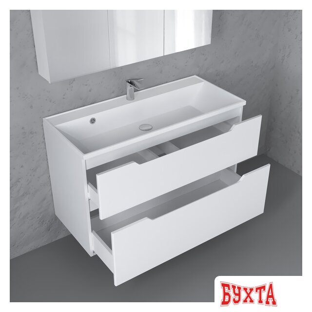 Мебель для ванных комнат Raval Тумба под умывальник Wector 100 Wct.01.100/P/W/MD 5