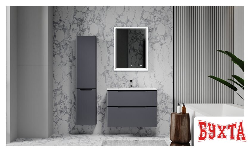 Мебель для ванных комнат Raval Тумба под умывальник Wector 100 Wct.01.100/P/A/MD 2