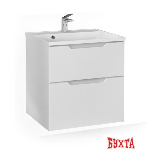 Мебель для ванных комнат Raval Тумба под умывальник Wector 60 Wct.01.60/P/W/MD 1