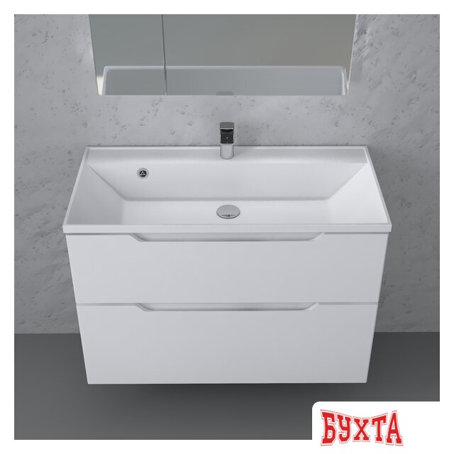 Мебель для ванных комнат Raval Тумба под умывальник Wector 90 Wct.01.90/P/W/MD 4