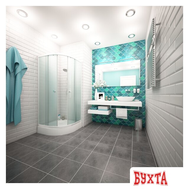 Душевой уголок Метакам Classic 90x90 ШПS_011744 (матовое стекло) 4