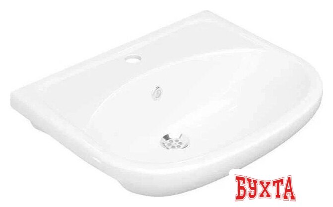 Мебель для ванных комнат Volna Тумба с умывальником Vario Sf 50.2D Рива + Рива 50 (лен, напольная) 3