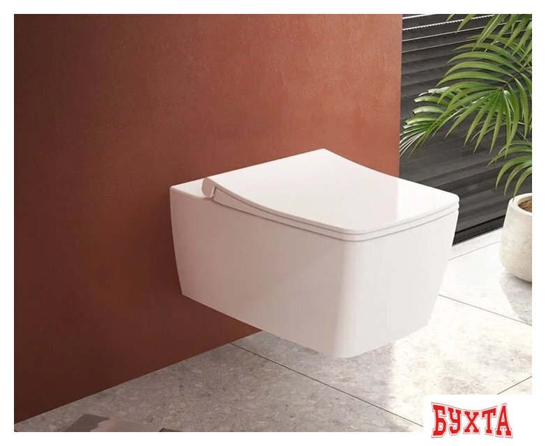 Унитаз подвесной Vitra Metropole Rim-Ex 7672B003-0075 + 122-003-009 2