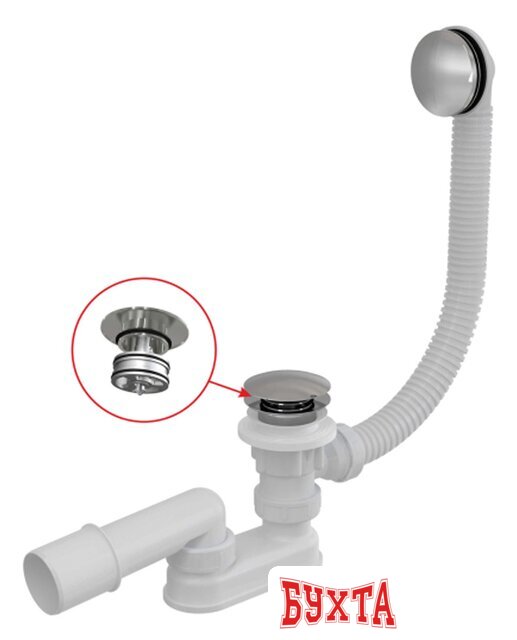 Сифон Alcaplast A504CKM-80