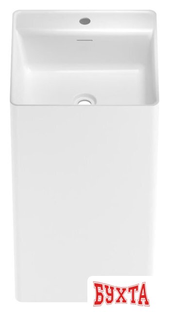 Умывальник Wellsee Pure BY Wellsee 230714000 (отдельностоящий, с отверстием под смеситель, глянцевый белый) 2