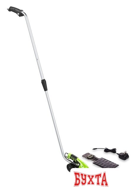 Кусторез + ножницы Greenworks 1600207 (с АКБ) 2