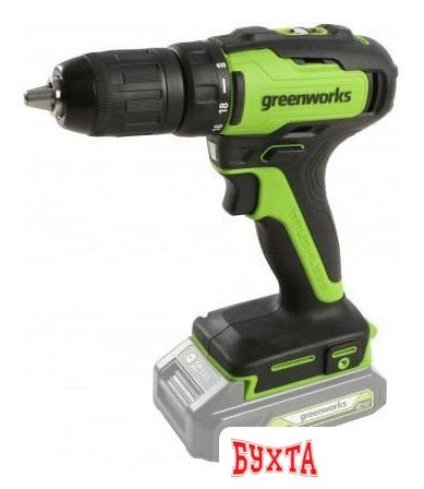Дрель-шуруповерт Greenworks GD24DD35 3704007 (без АКБ) 2