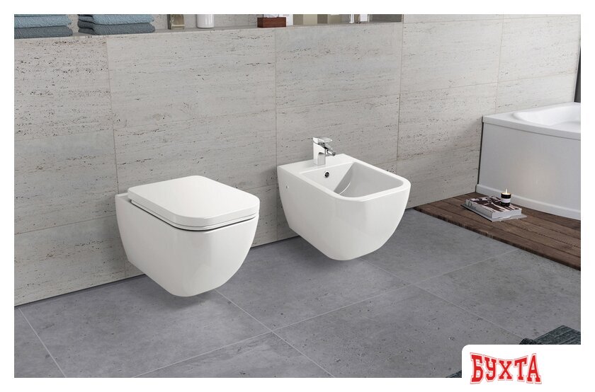 Унитаз подвесной Lavinia Boho One Compacto 3302003C (чаша, пневмокрышка) 5