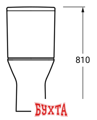 Унитаз напольный Lavinia Boho Elegant Rimless 3308002R (бачок, чаша, пневмокрышка) 4