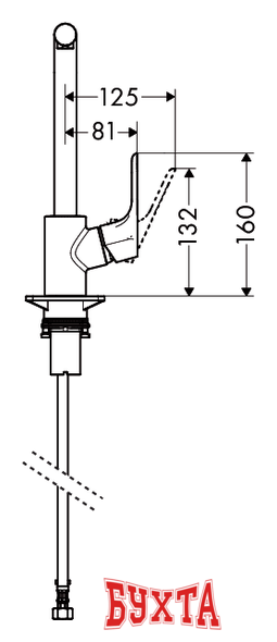 Смеситель Hansgrohe Focus 31817000 3
