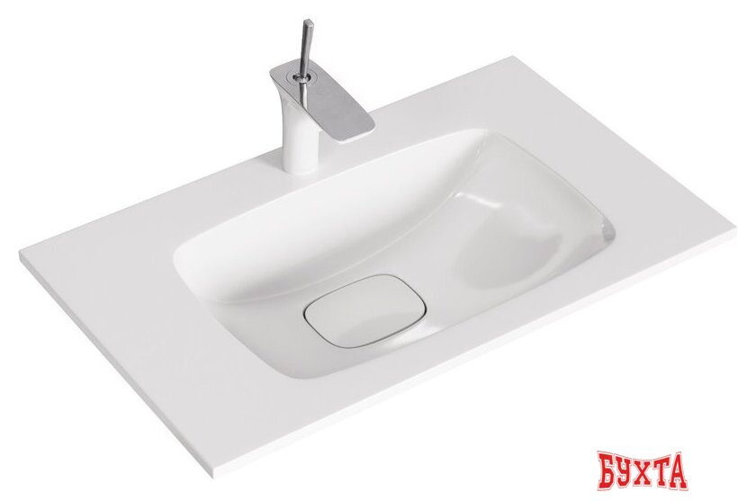 Мебель для ванных комнат Aqwella Тумба с умывальником Malaga 75 ACC0175W+Mal.75.04.D 4