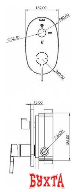 Душевая система Teska Sardes AD4082 4