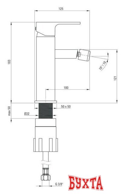 Смеситель Deante Anemon Bis BBZ N31M 2