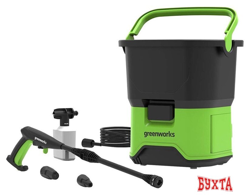 Мойка высокого давления Greenworks GDC40 (без АКБ) 1