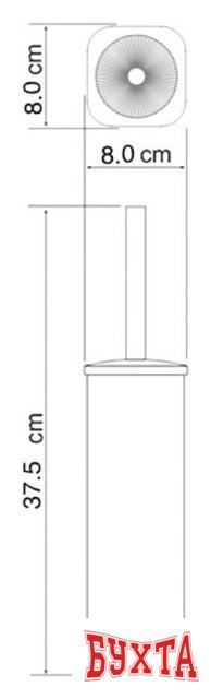 Ершик для унитаза Wasserkraft K-1117Black 4