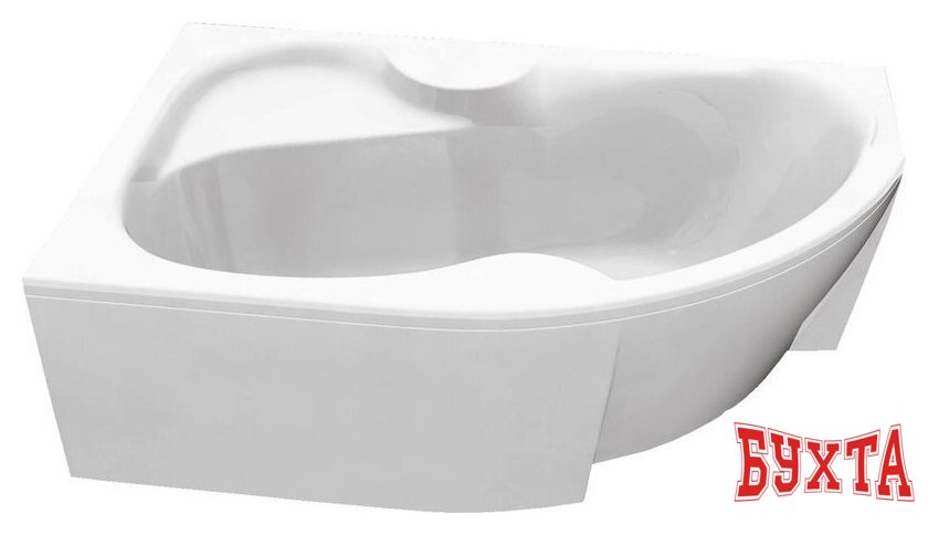 Ванна Bonito Home Arizona 150x105 L BH-AR-102-150L/Su+BH-AR-150L (с ножками и экраном) 2