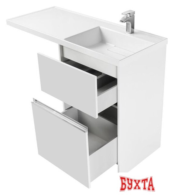 Мебель для ванных комнат Акватон Тумба под умывальник Лондри 60 1A235901LH010 (белый) 3