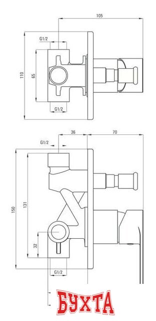 Смеситель Deante Alpinia BGA 044P 2