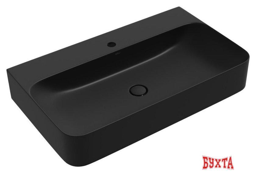 Умывальник Wellsee Clermont 302613000 с донным клапаном click-clack 2