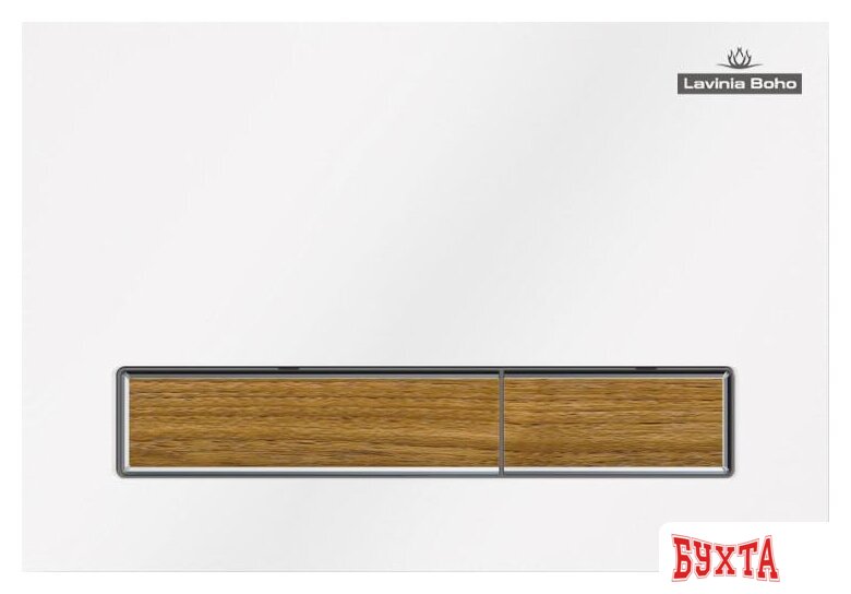 Панель смыва Lavinia Boho Relfix 38050603 (белый/светлое дерево)