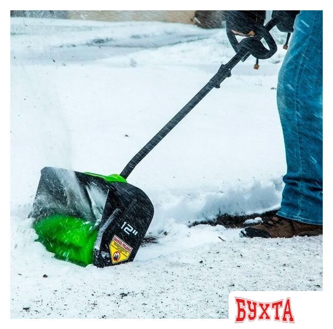 Снегоуборщик Greenworks GD40SSK2 (с АКБ 2000 mAh) 4