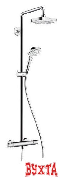 Душевая система Hansgrohe Croma Select E 180 2jet Showerpipe (27256400) 1
