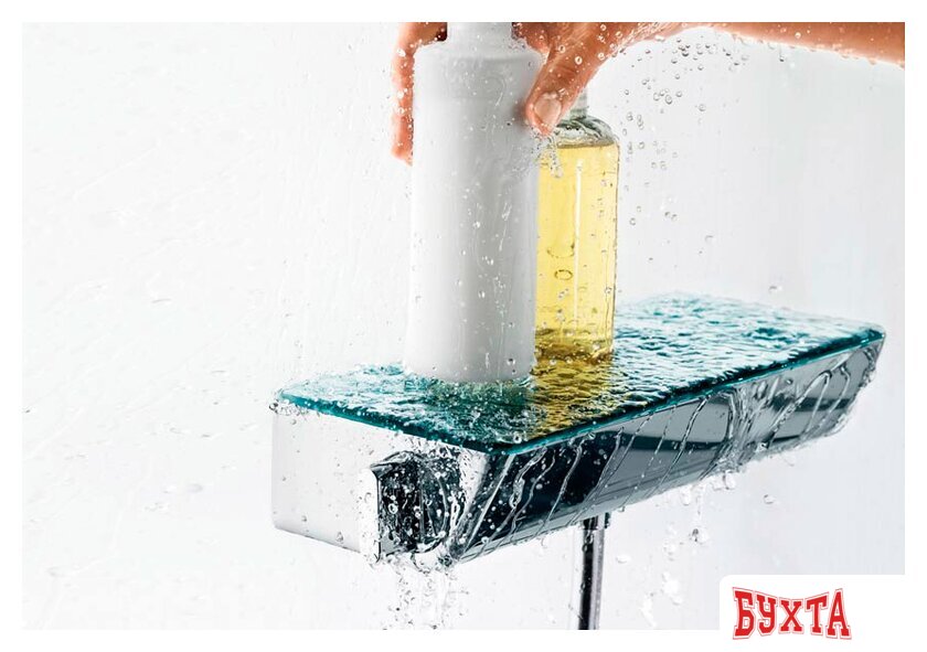 Смеситель Hansgrohe Ecostat Select 13111400 (хром/белый) 2