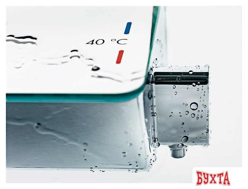 Смеситель Hansgrohe Ecostat Select (хром/белый) 13161000 3