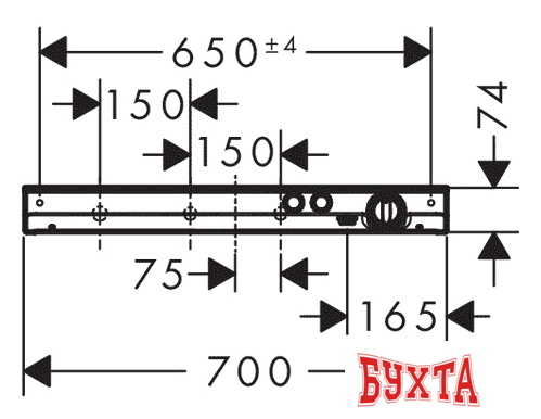 Смеситель Hansgrohe ShowerTablet Select [13184400] 3