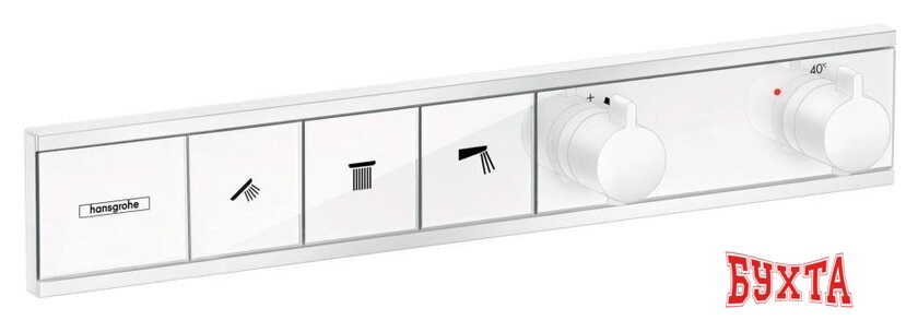 Смеситель без скрытого механизма Hansgrohe RainSelect 15381700 (белый) 1