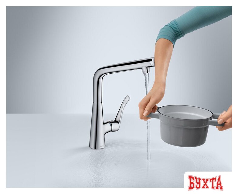 Смеситель Hansgrohe Metris Select 14883800 5