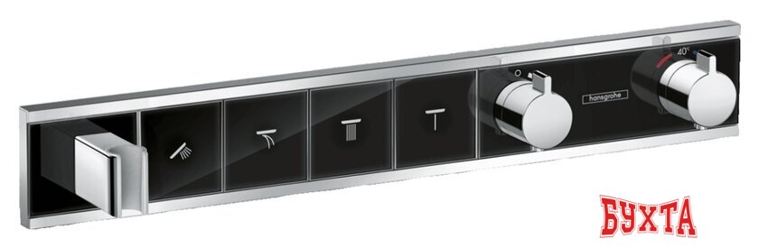 Смеситель Hansgrohe RainSelect 15357600 (черный) 1